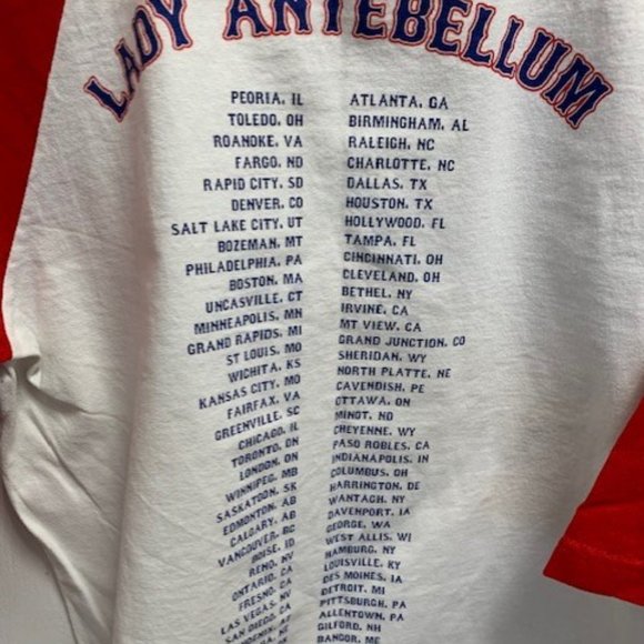 LADY ANTEBELLUM CONCERT  BAND  TEE  women - Picture 3 of 4